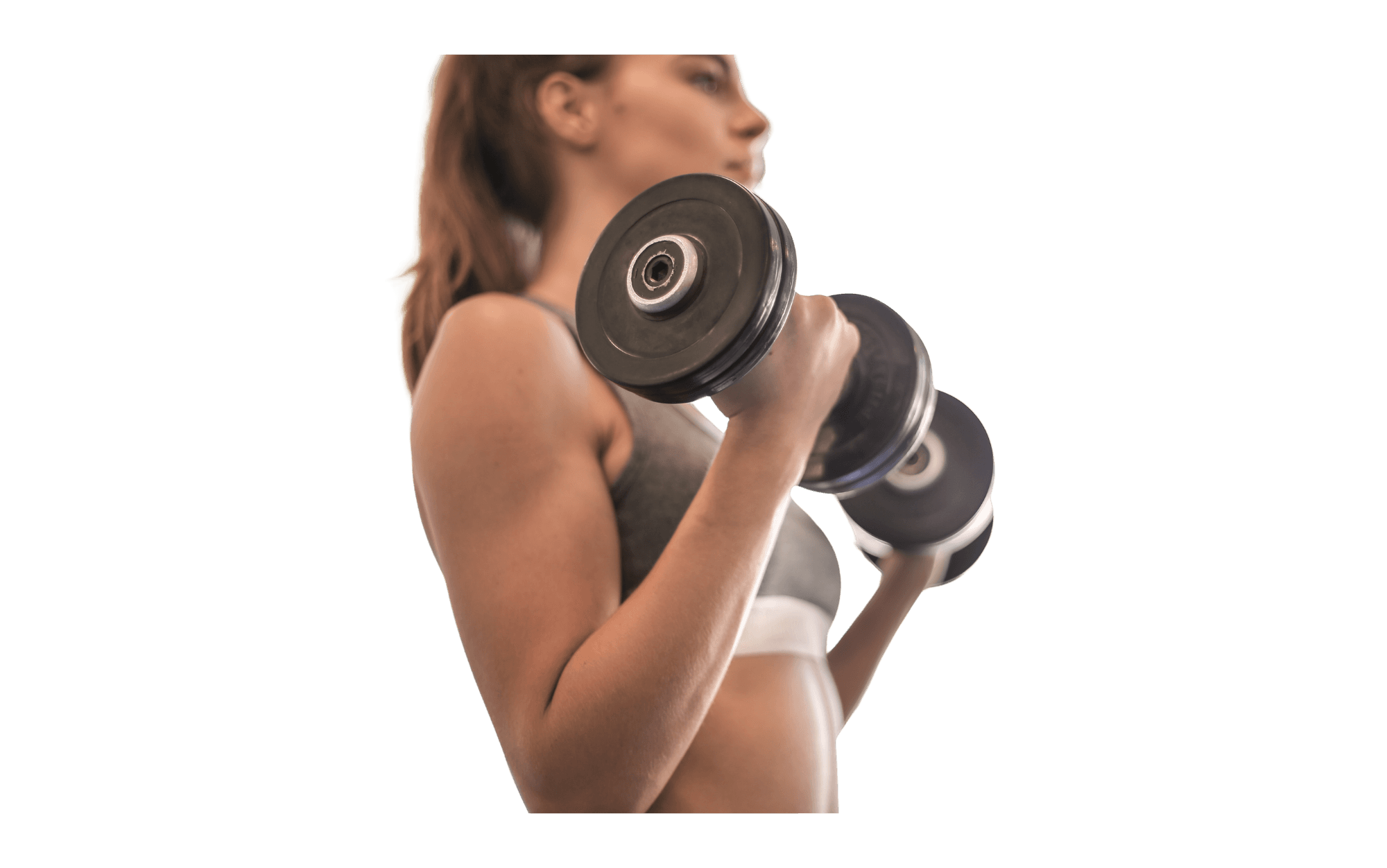 Kvinna som tränar i förebyggande syfte för sportskador.